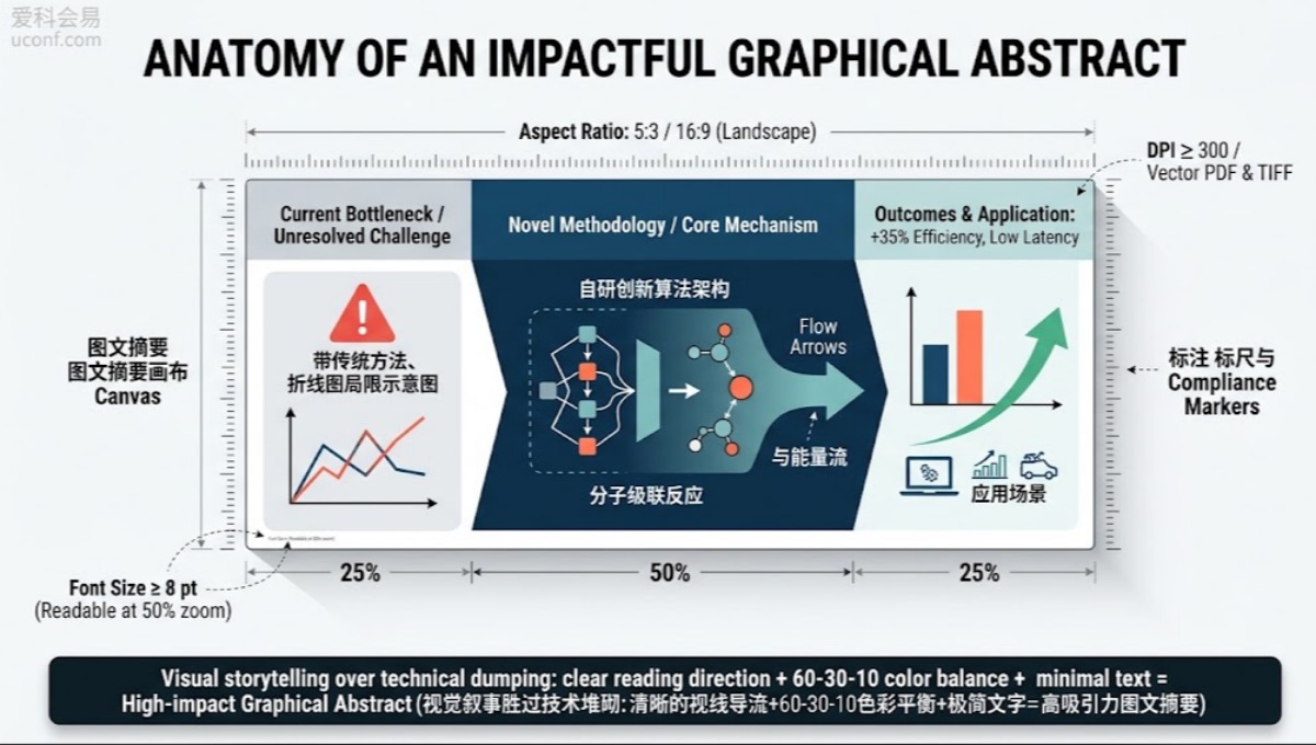 如何制作高吸引力Graphical Abstract？科研图文摘要排版布局与配色全指南
