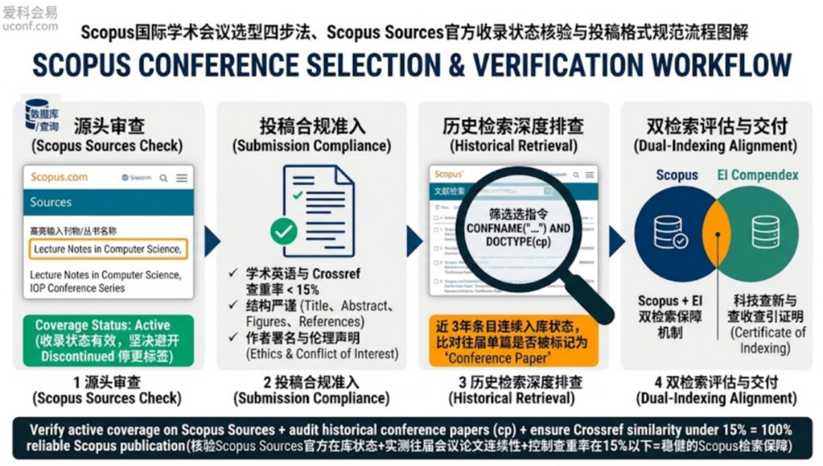 Scopus会议怎么选择？投稿要求与官方检索记录核验避坑指南